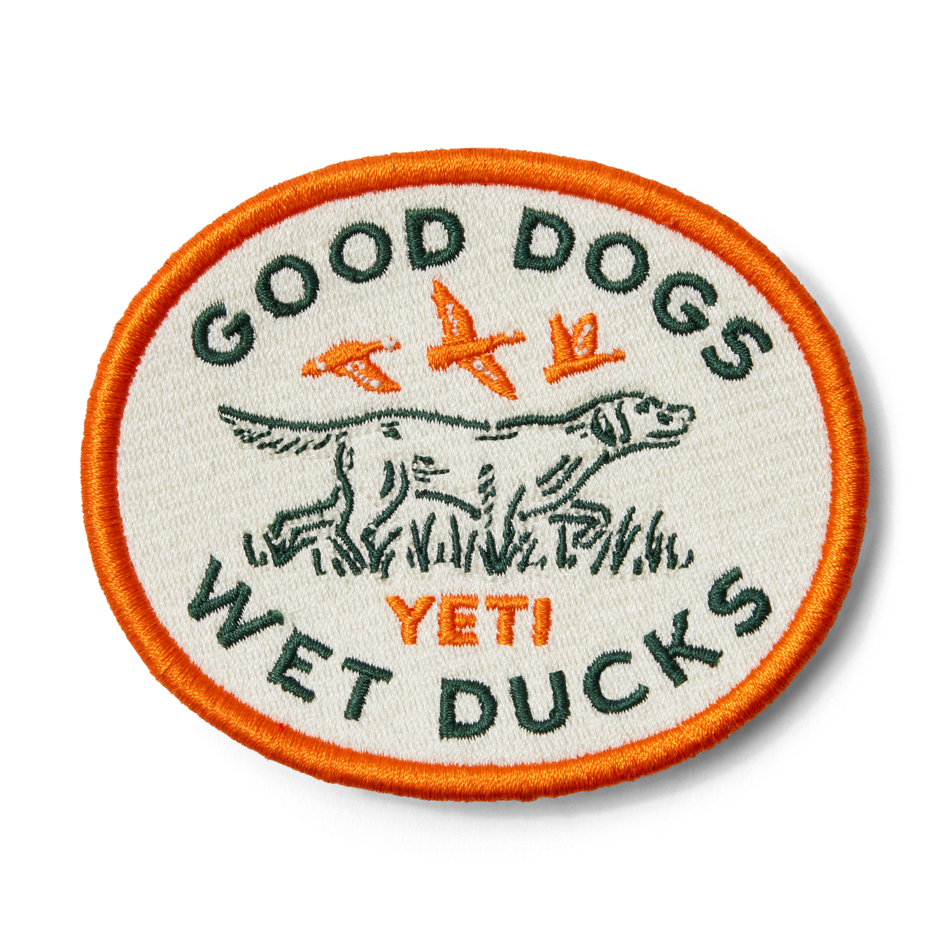 YETI Good Dogs Patch Orange
