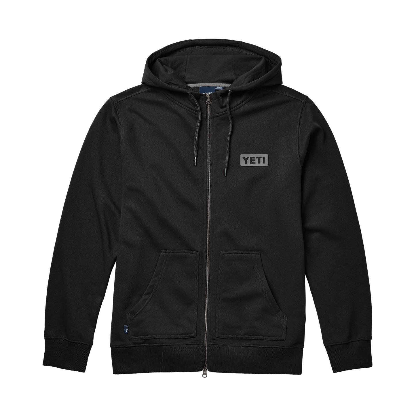 YETI Brushed Fleece Full Zip Hoodie Black