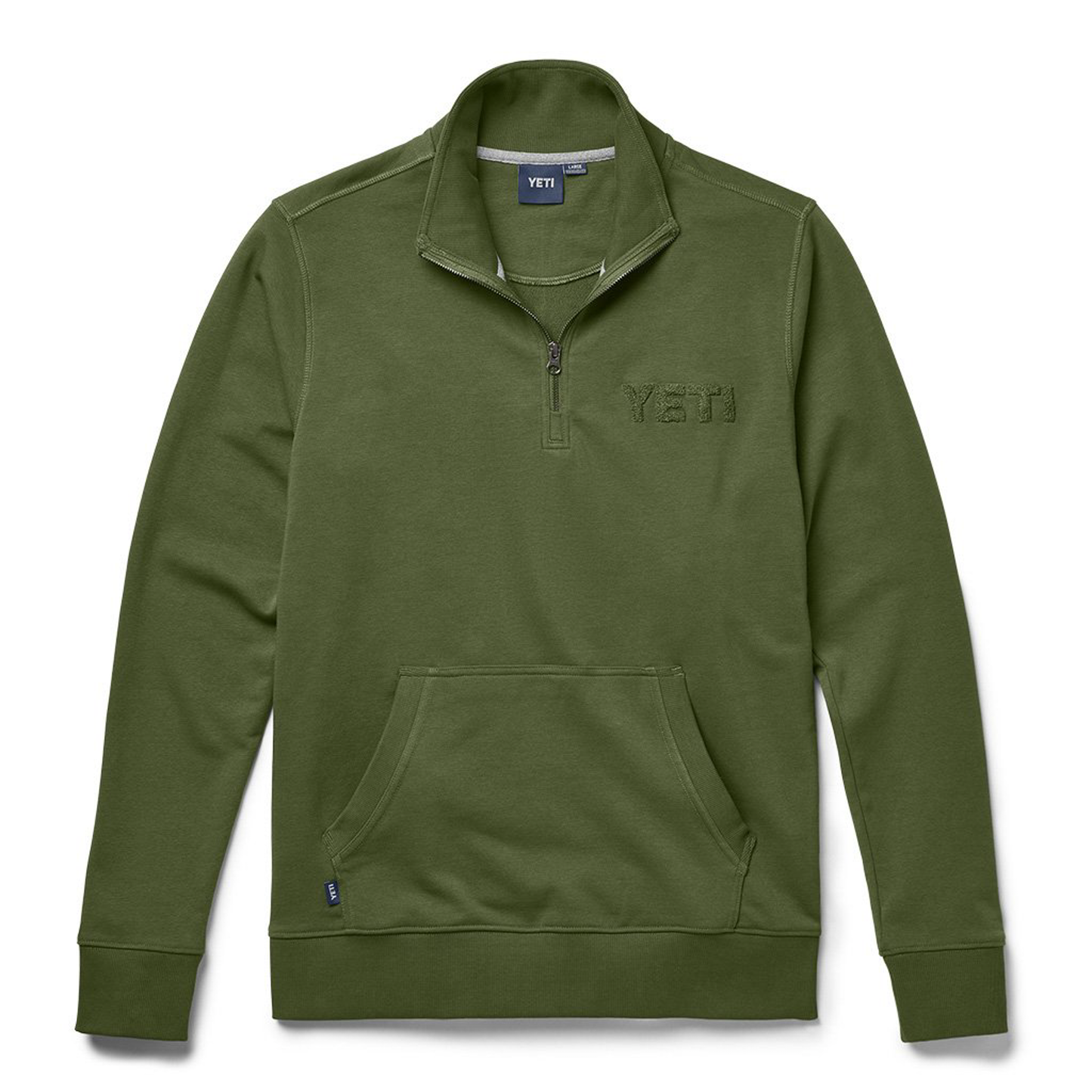 YETI Terry Quarter Zip Pullover Highlands Olive