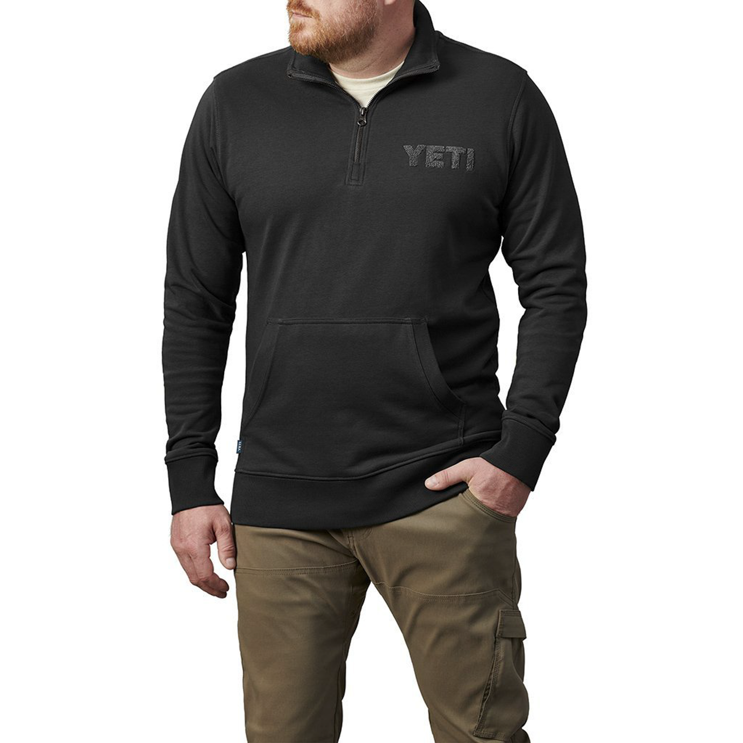 YETI Terry Quarter Zip Pullover Black
