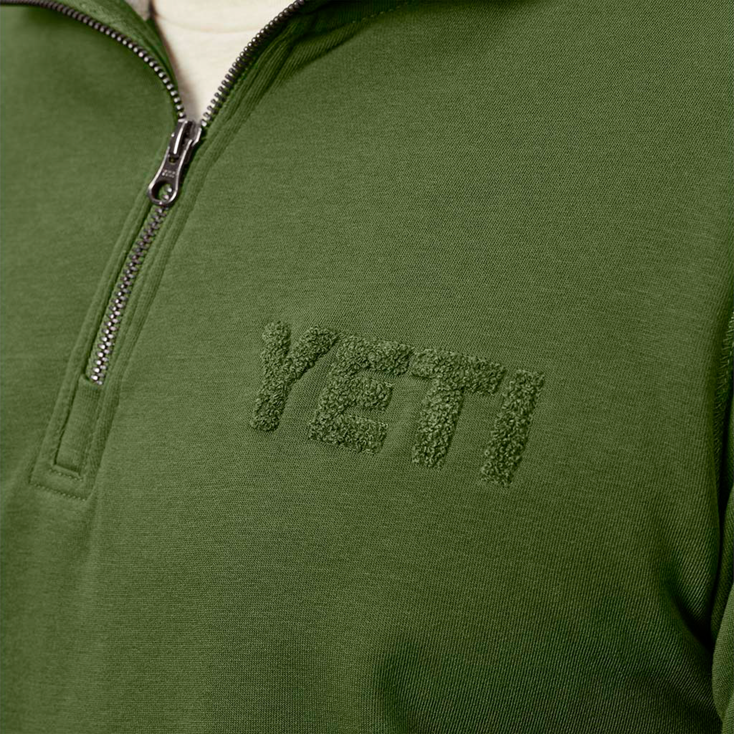 YETI Terry Quarter Zip Pullover Highlands Olive