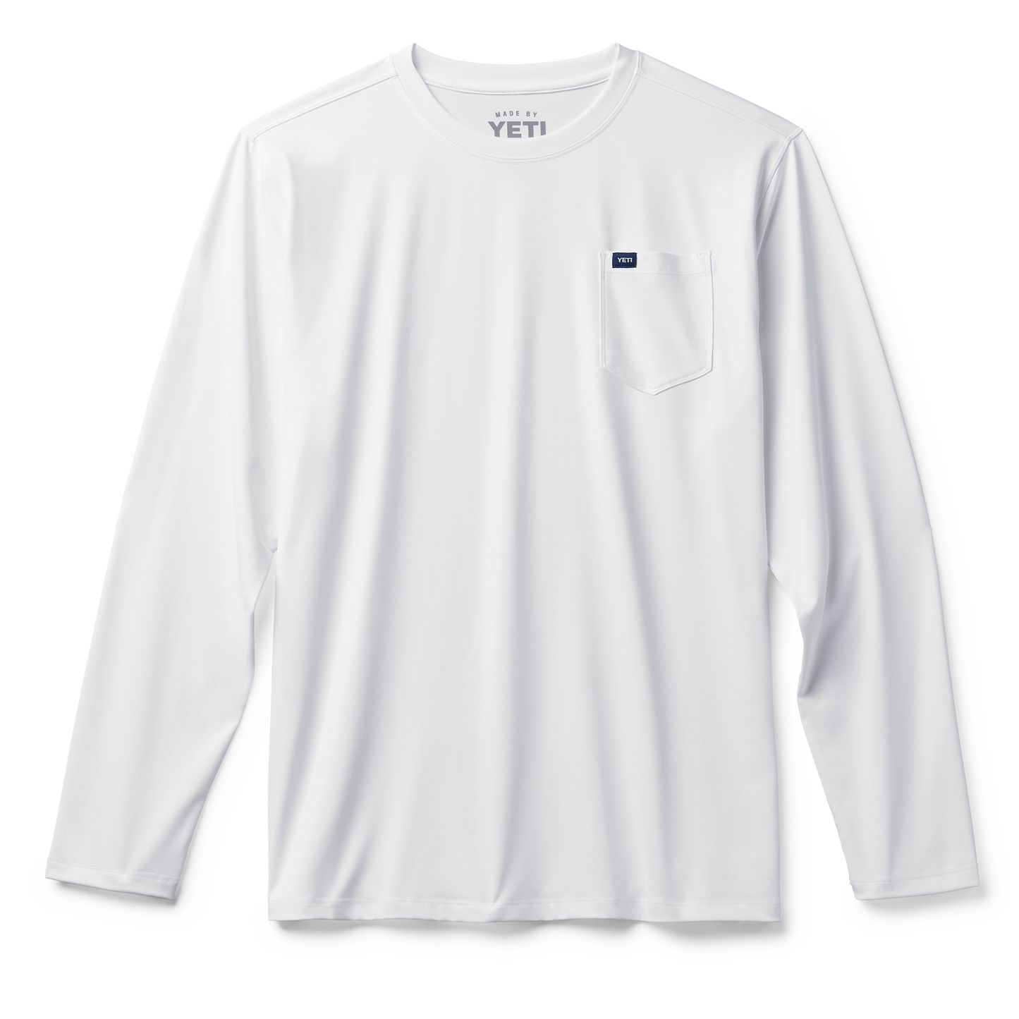 YETI Pocket Long Sleeve Sunshirt White