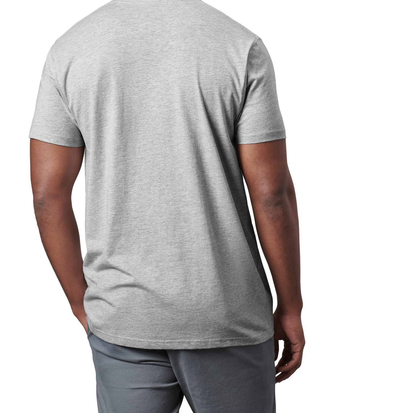 YETI Premium Pocket Short Sleeve T-Shirt Heather Grey