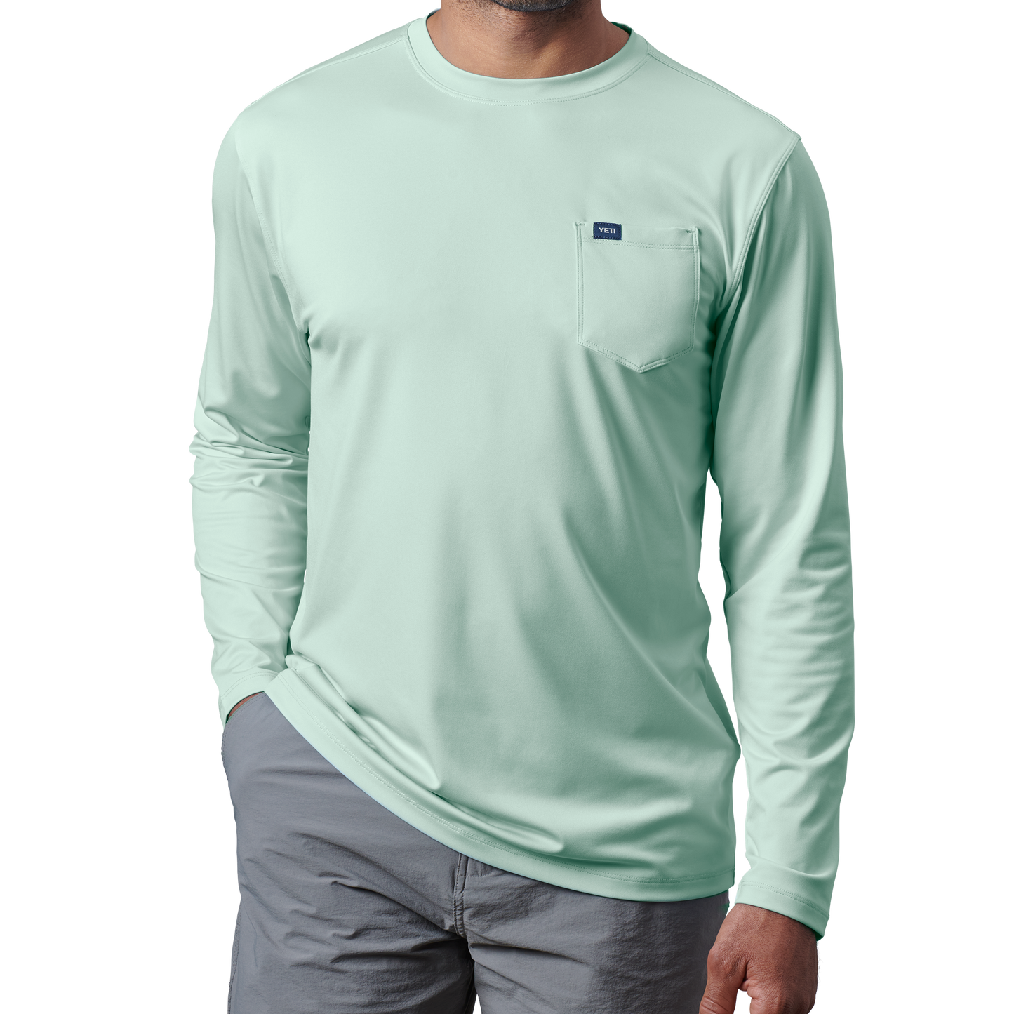 YETI Pocket Long Sleeve Sunshirt Ice Mint