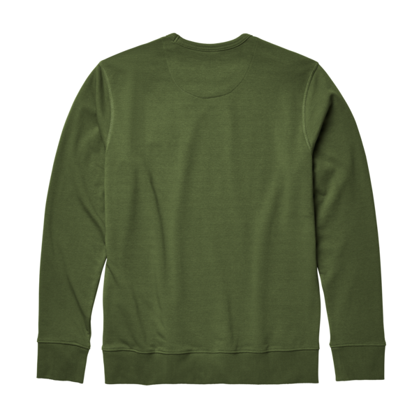 YETI French Terry Crew Neck Pullover Highlands Olive