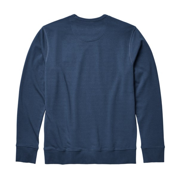 YETI French Terry Crew Neck Pullover Navy