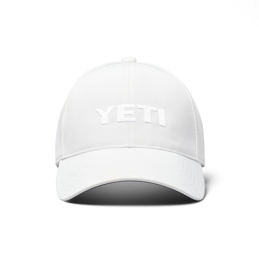 YETI™ Logo Structured Performance Hat White