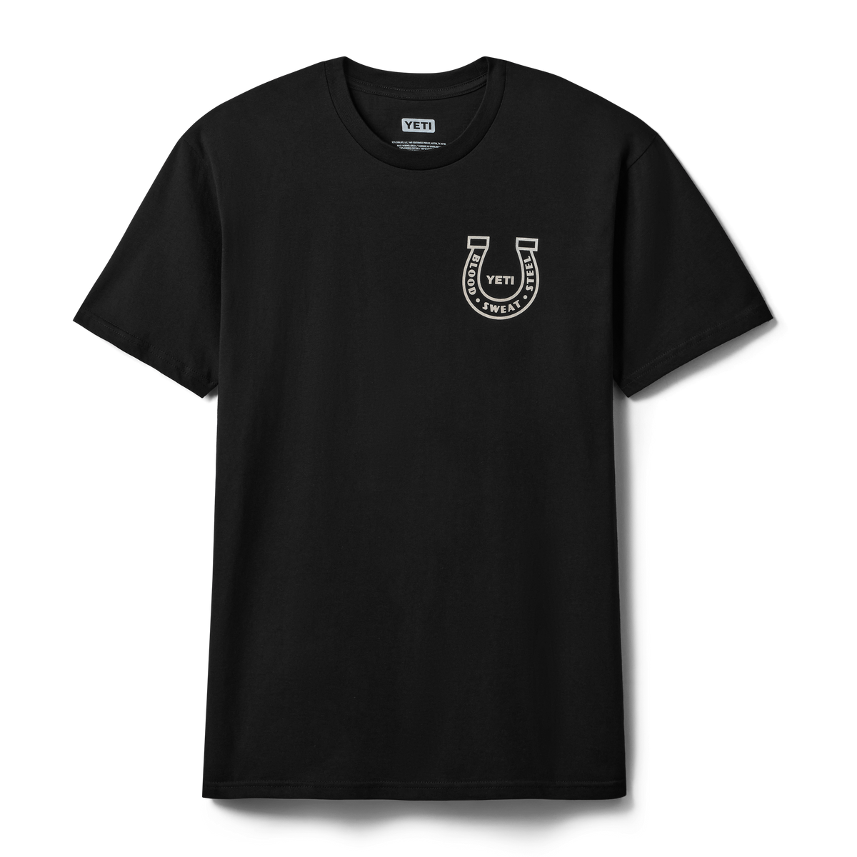 YETI Horseshoe Short Sleeve T-Shirt Black
