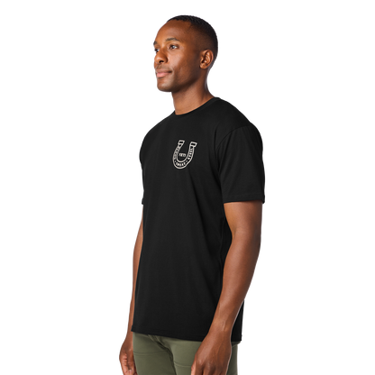 YETI Horseshoe Short Sleeve T-Shirt Black