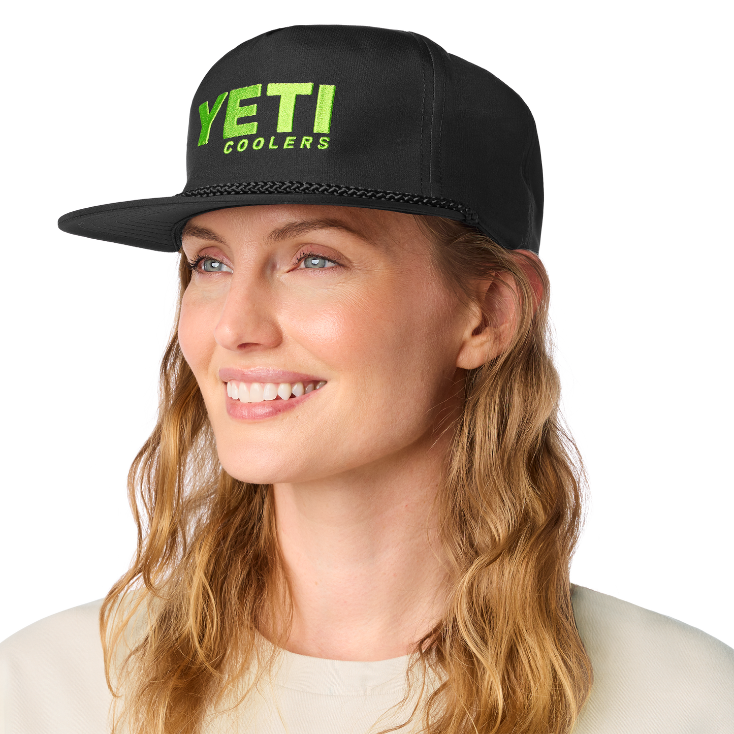 Yeti Coolers® Flat Brim Rope Hat Green