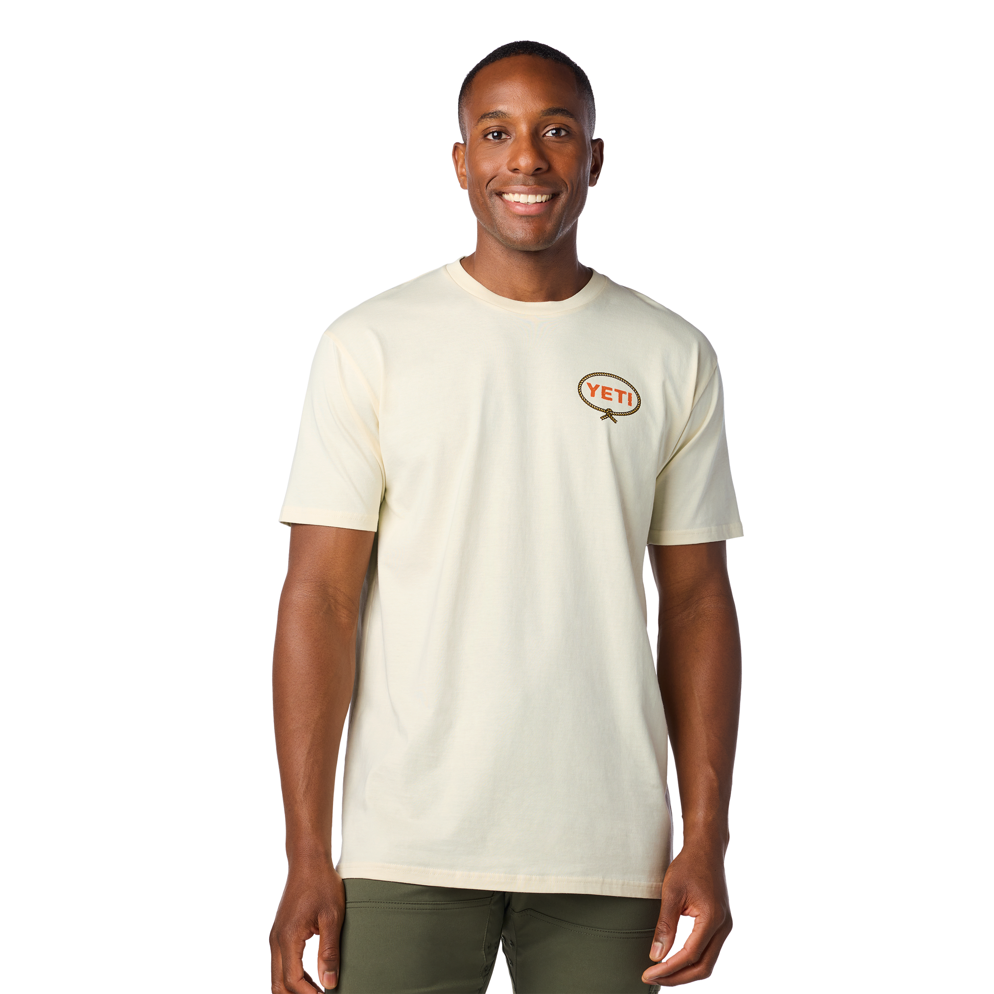 YETI Let'r Rip Short Sleeve T-Shirt Ecru