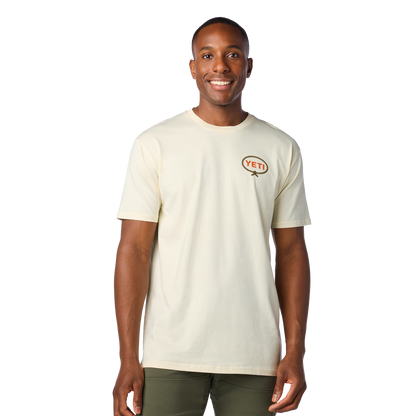 YETI Let'r Rip Short Sleeve T-Shirt Ecru