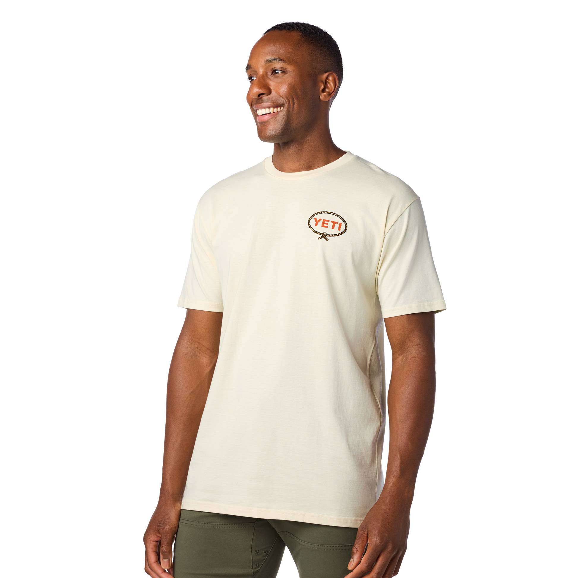 YETI Let'r Rip Short Sleeve T-Shirt Ecru