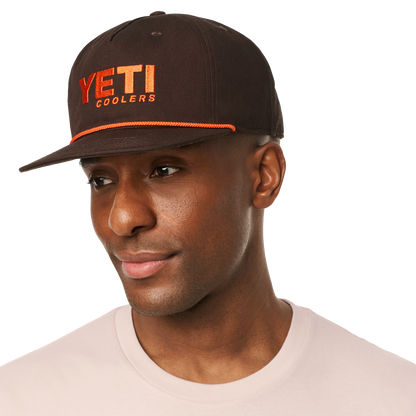 YETI COOLERS Flat Brim Rope Hat