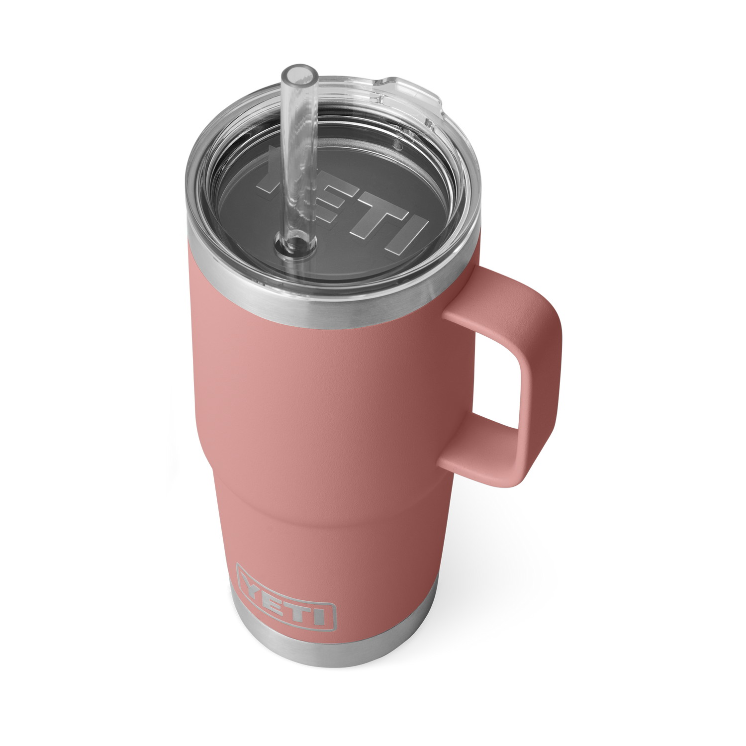 YETI Rambler® 25 oz (710 ml) Straw Mug Sandstone Pink