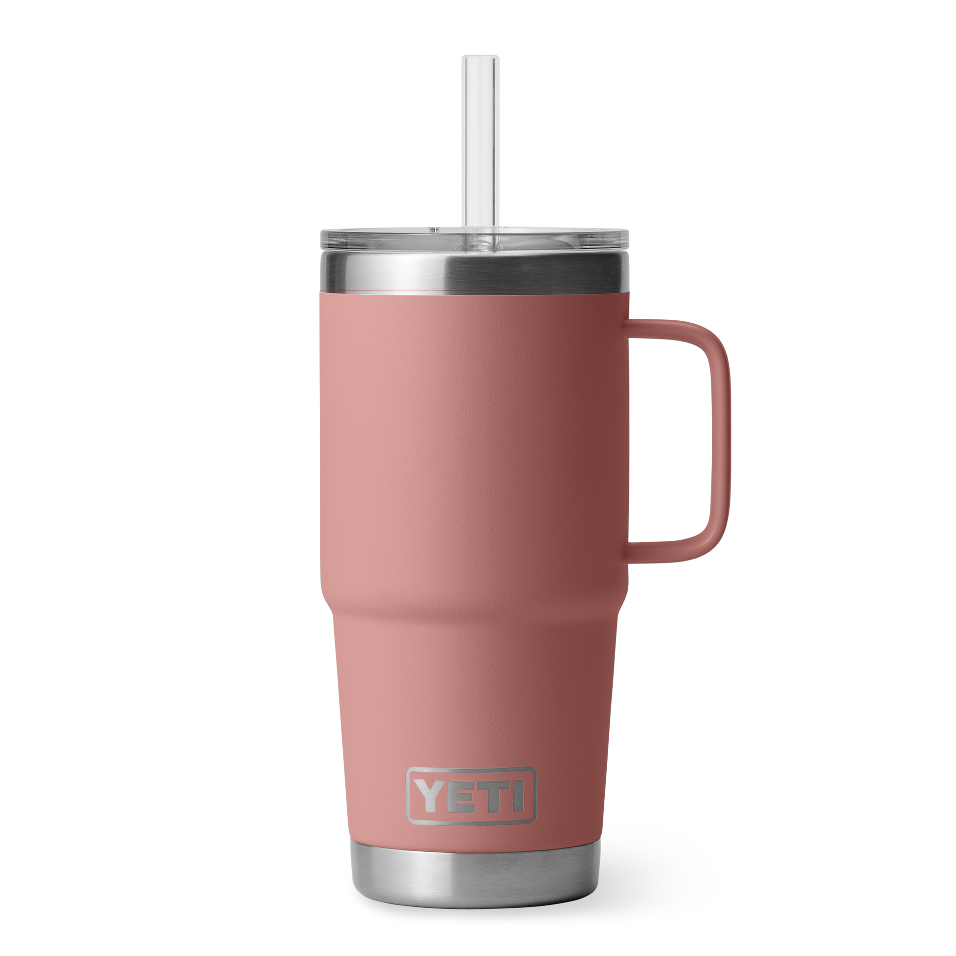 YETI Rambler® 25 oz (710 ml) Straw Mug Sandstone Pink