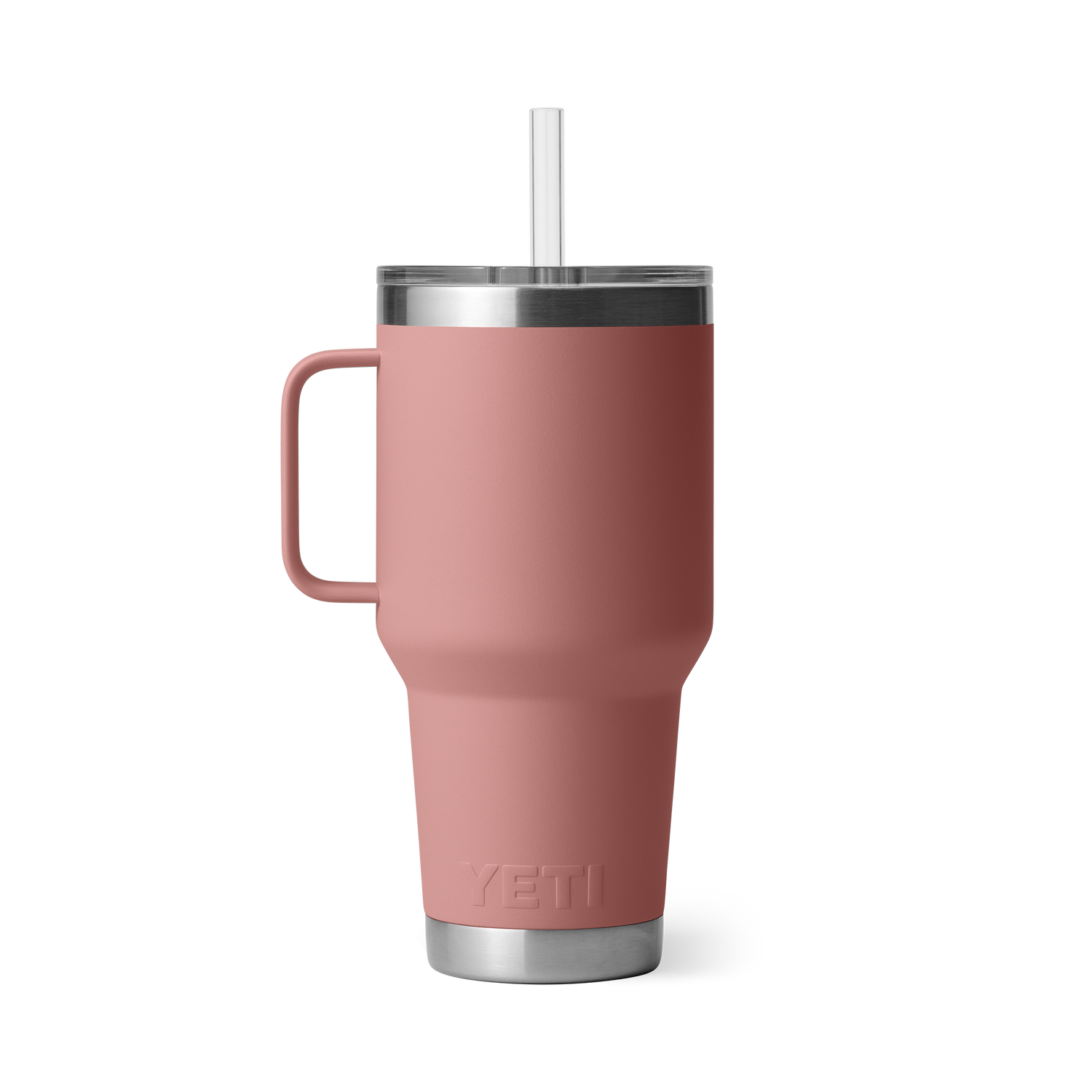 YETI Rambler® 35 oz (710 ml) Straw Mug Sandstone Pink