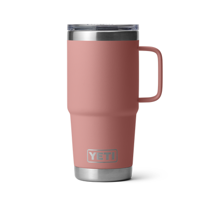 YETI Rambler® 20 oz (591 ml) Travel Mug Sandstone Pink