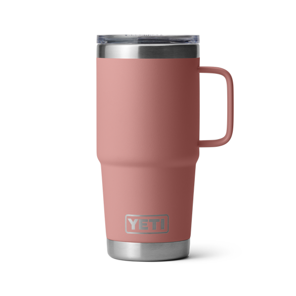 YETI Rambler® 20 oz (591 ml) Travel Mug Sandstone Pink