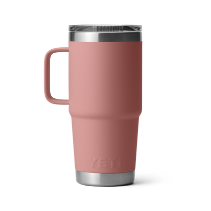 YETI Rambler® 20 oz (591 ml) Travel Mug Sandstone Pink