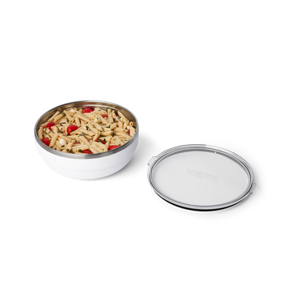 YETI Rambler™ Large Insulated Low Bowl White
