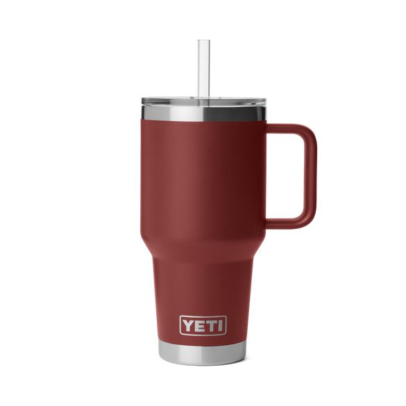 YETI Rambler® 35 oz (1 l) Straw Mug Stag Red