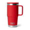 YETI Rambler® 20 oz (591 ml) Travel Mug 2.0 Rescue Red