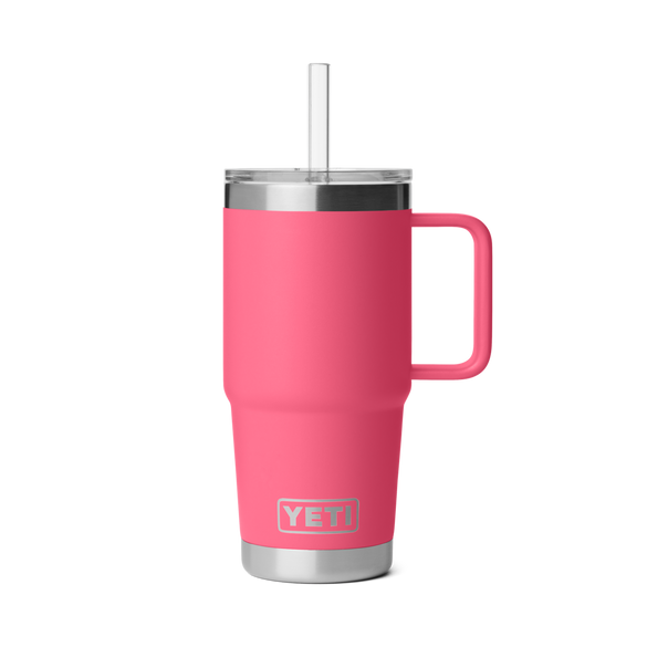 YETI Rambler® 25 oz (739 ml) Straw Mug 2.0 Tropical Pink