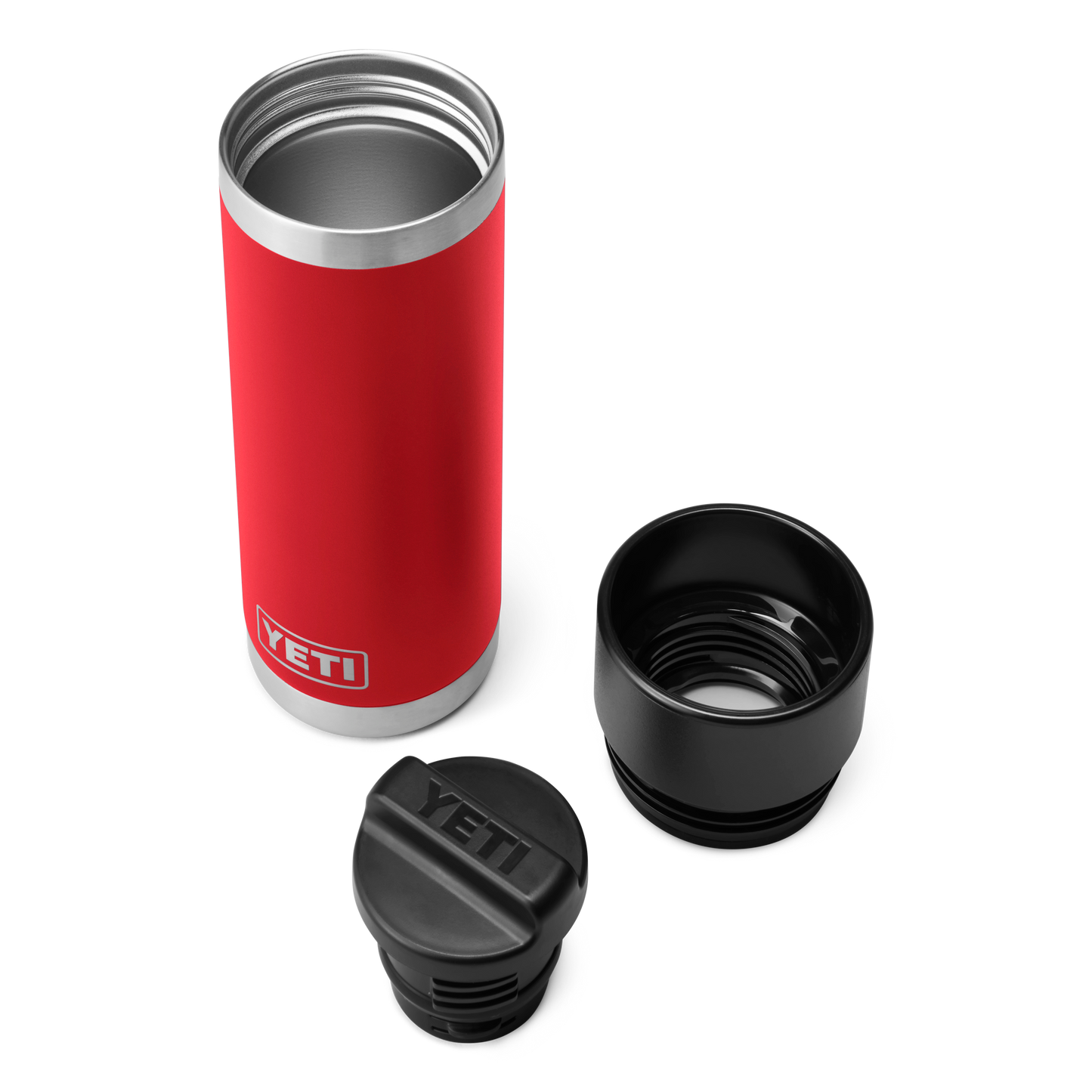 YETI Rambler® 18 oz (532 ml) Bottle With Hotshot Cap Rescue Red