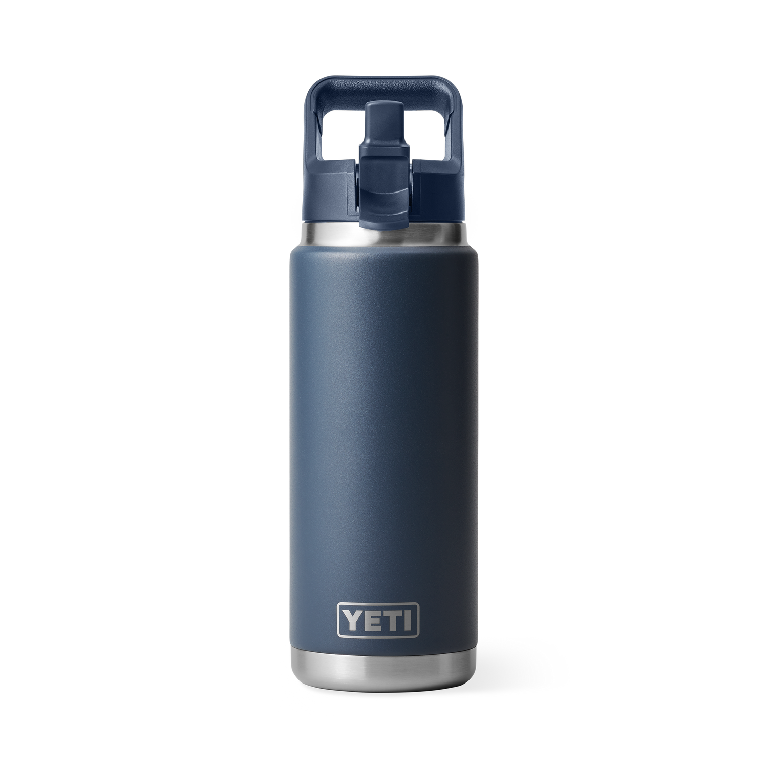 YETI Rambler® 26 oz (769 ml) Bottle With Straw Cap Navy