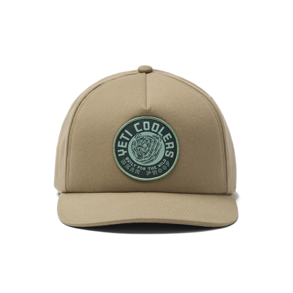 YETI Coolers® Woven Flat Brim Bear Snapback Hat