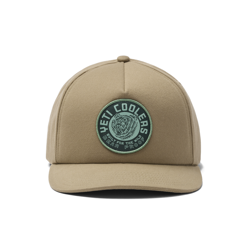 YETI Coolers® Woven Flat Brim Bear Snapback Hat