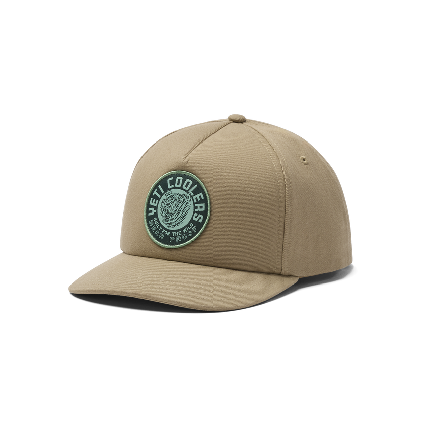 YETI Coolers® Woven Flat Brim Bear Snapback Hat