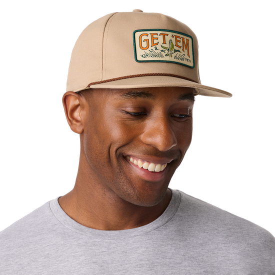 YETI® Wetlands Get 'Em Woven Flat Brim Snapback