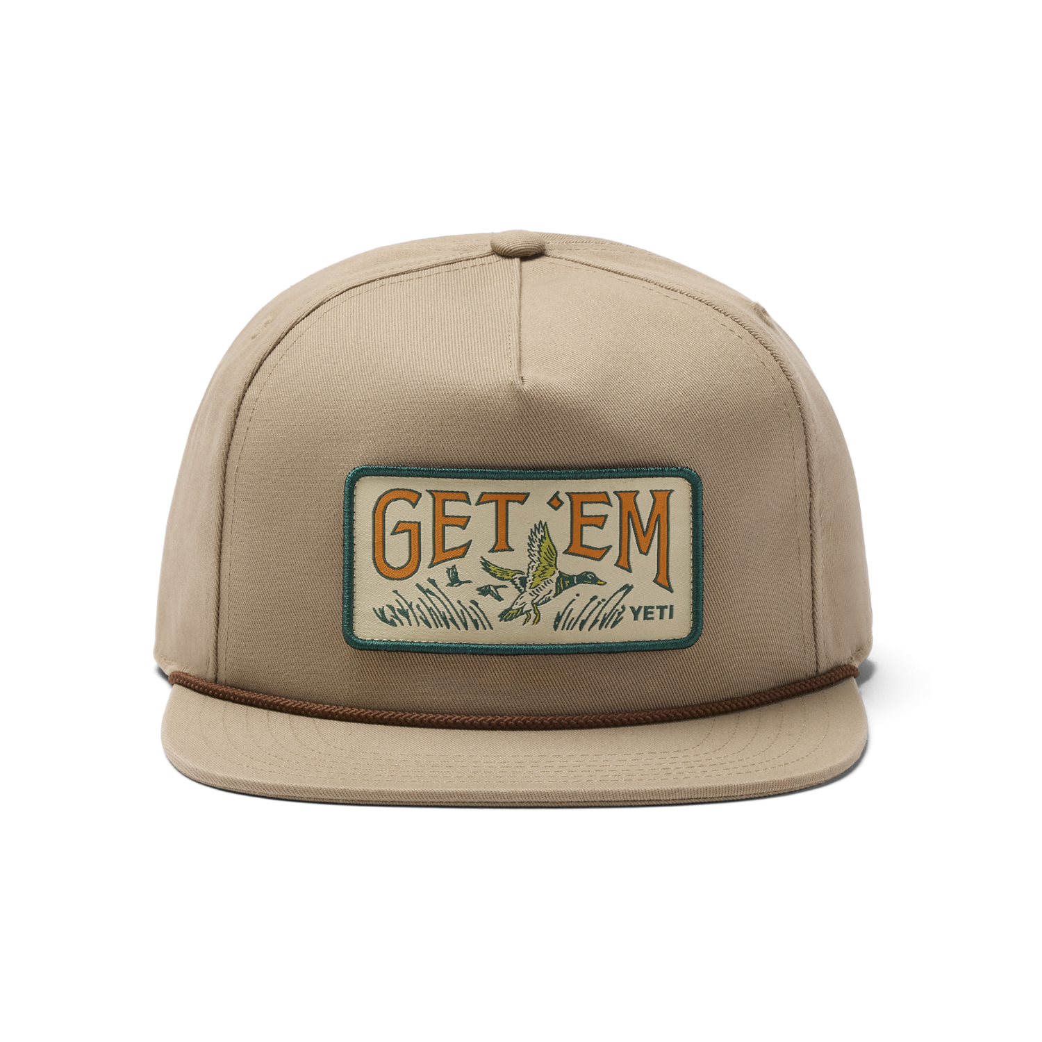 YETI® Wetlands Get 'Em Woven Flat Brim Snapback