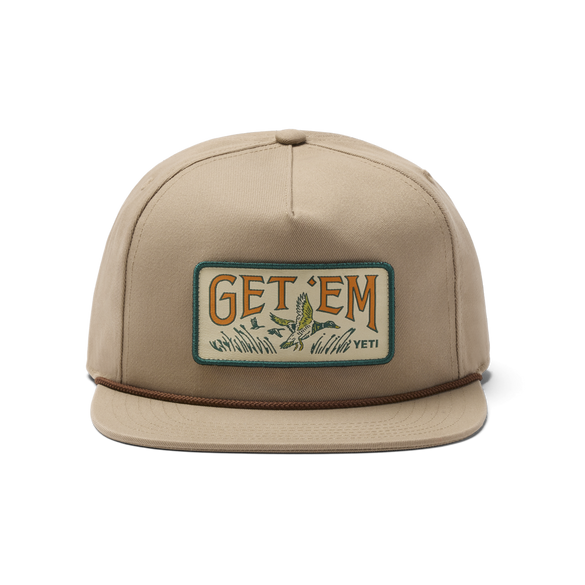 YETI® Wetlands Get 'Em Woven Flat Brim Snapback