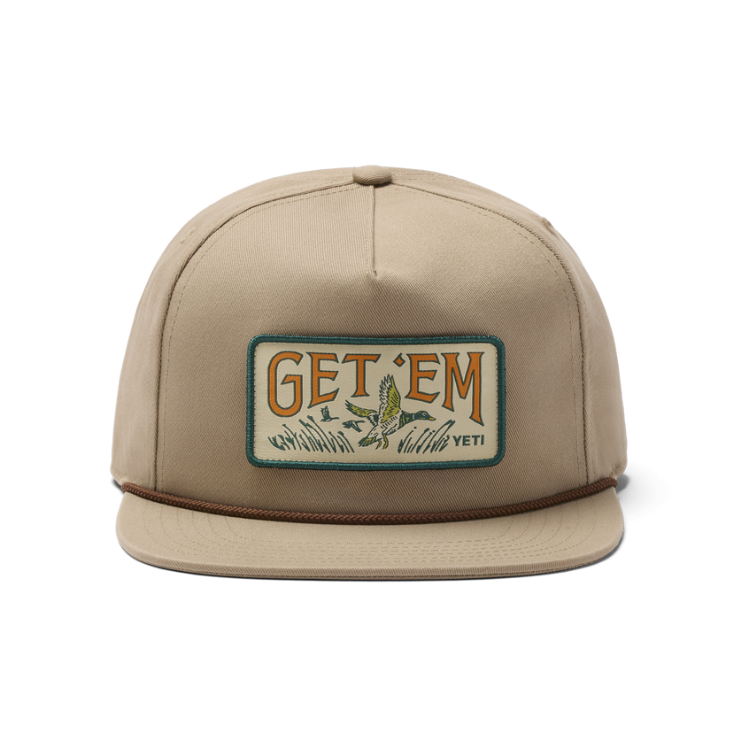 YETI® Wetlands Get 'Em Woven Flat Brim Snapback