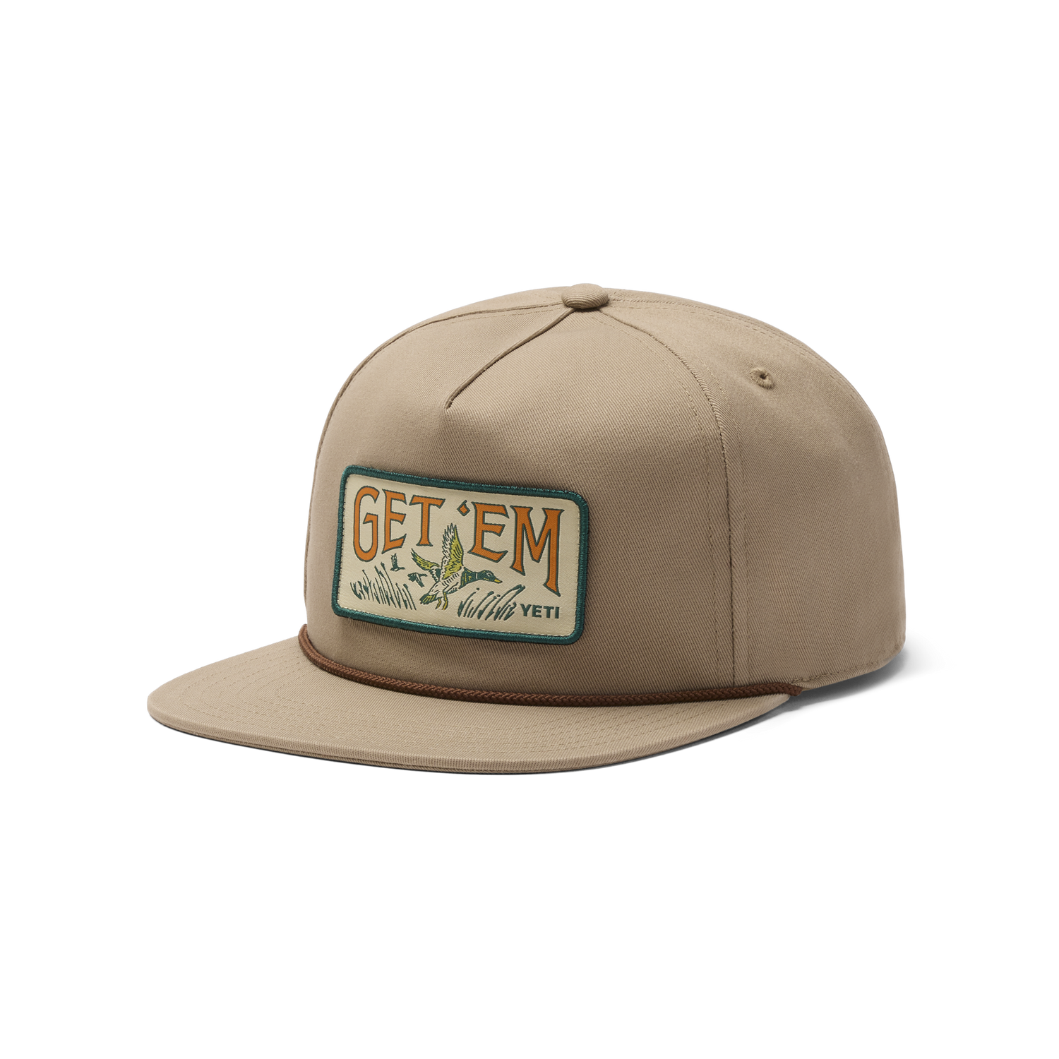 YETI® Wetlands Get 'Em Woven Flat Brim Snapback