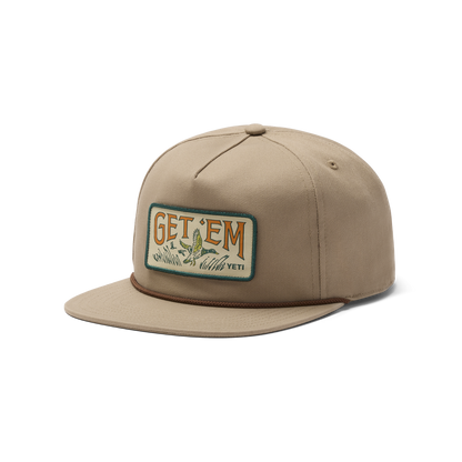YETI® Wetlands Get 'Em Woven Flat Brim Snapback
