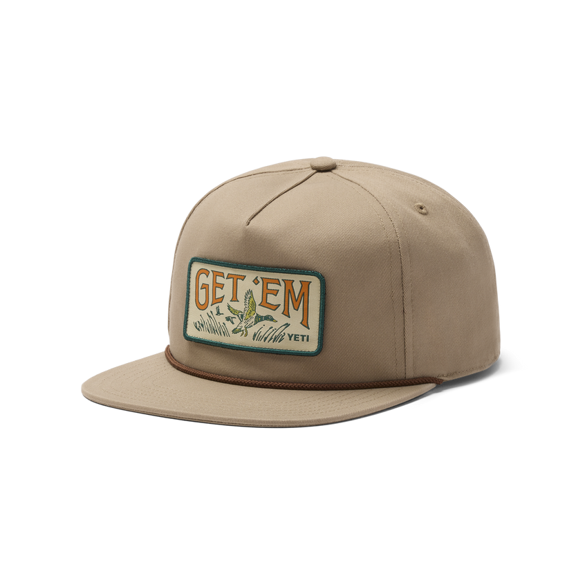 YETI® Wetlands Get 'Em Woven Flat Brim Snapback