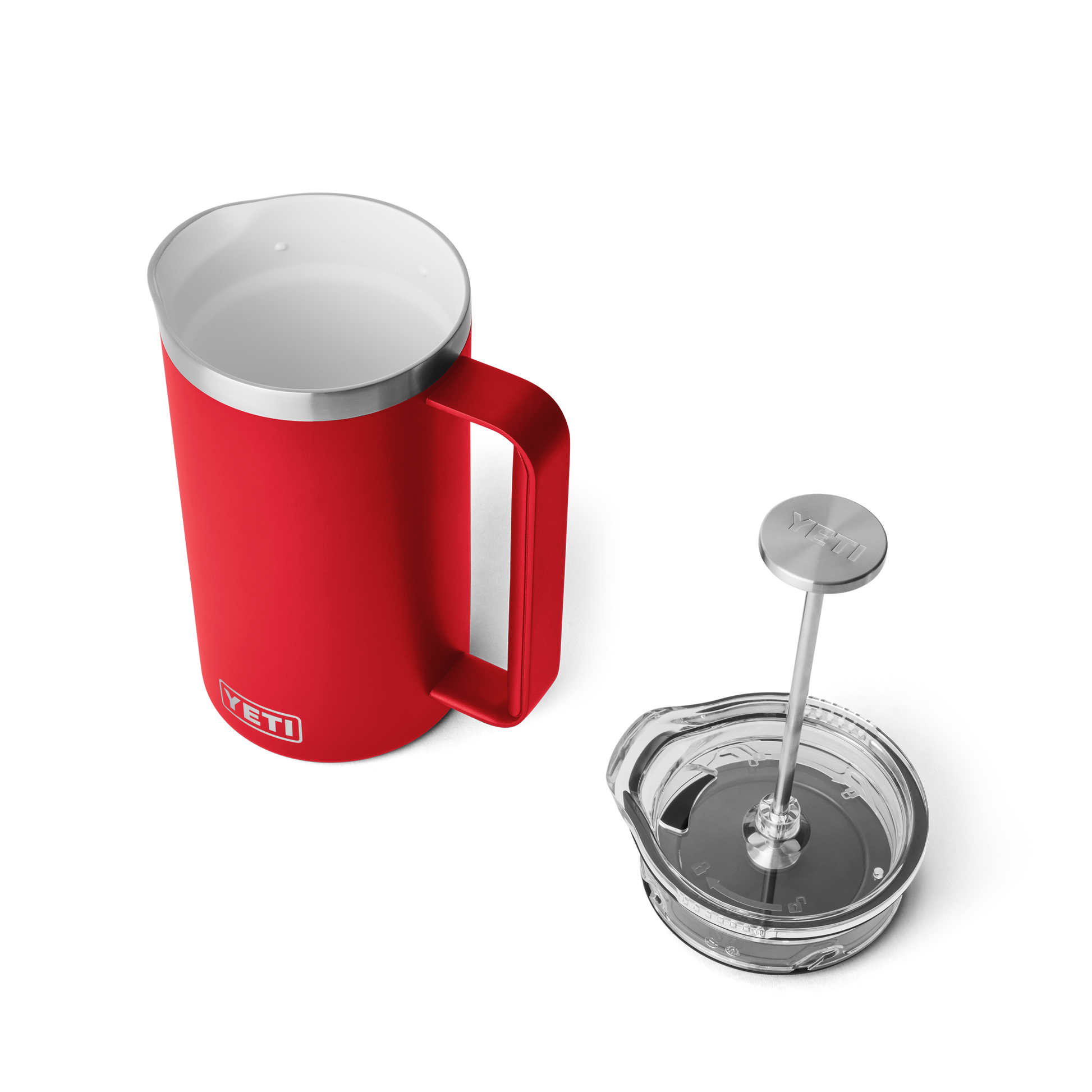 YETI Rambler® French Press 34 oz Rescue Red