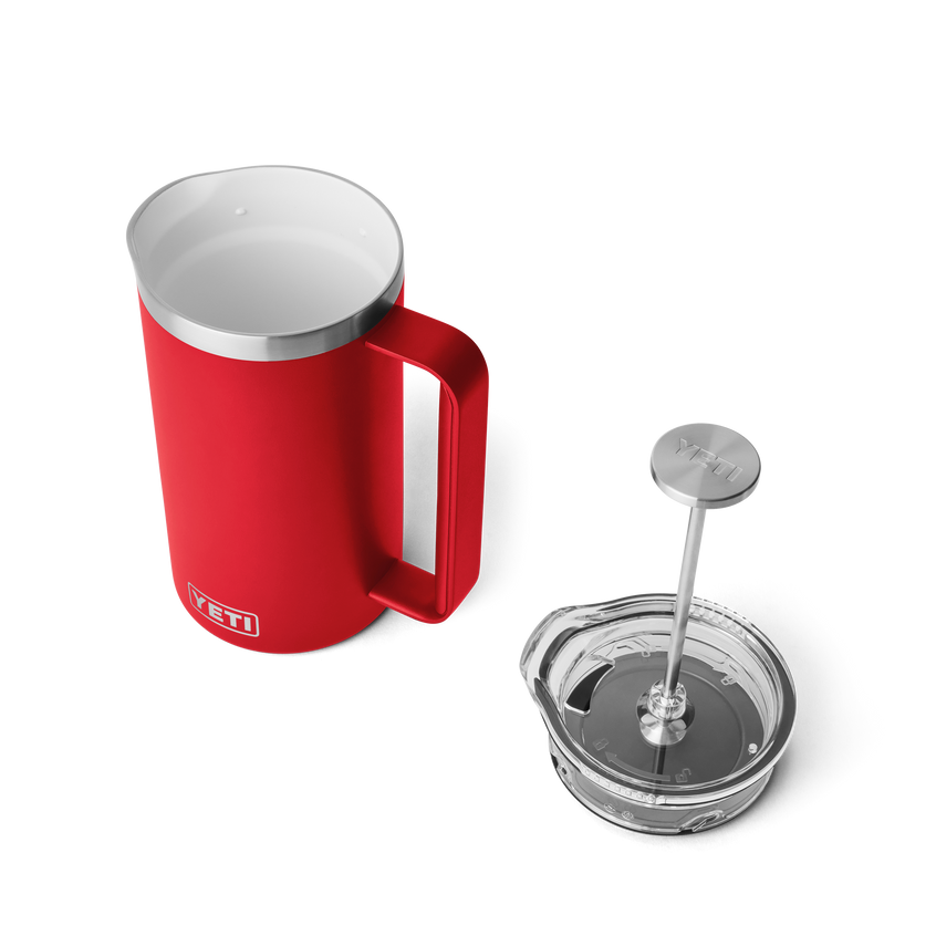 YETI Rambler® French Press 34 oz Rescue Red