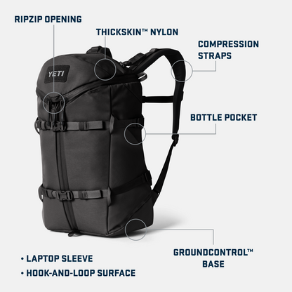 YETI Ranchero™ 22L Backpack Black