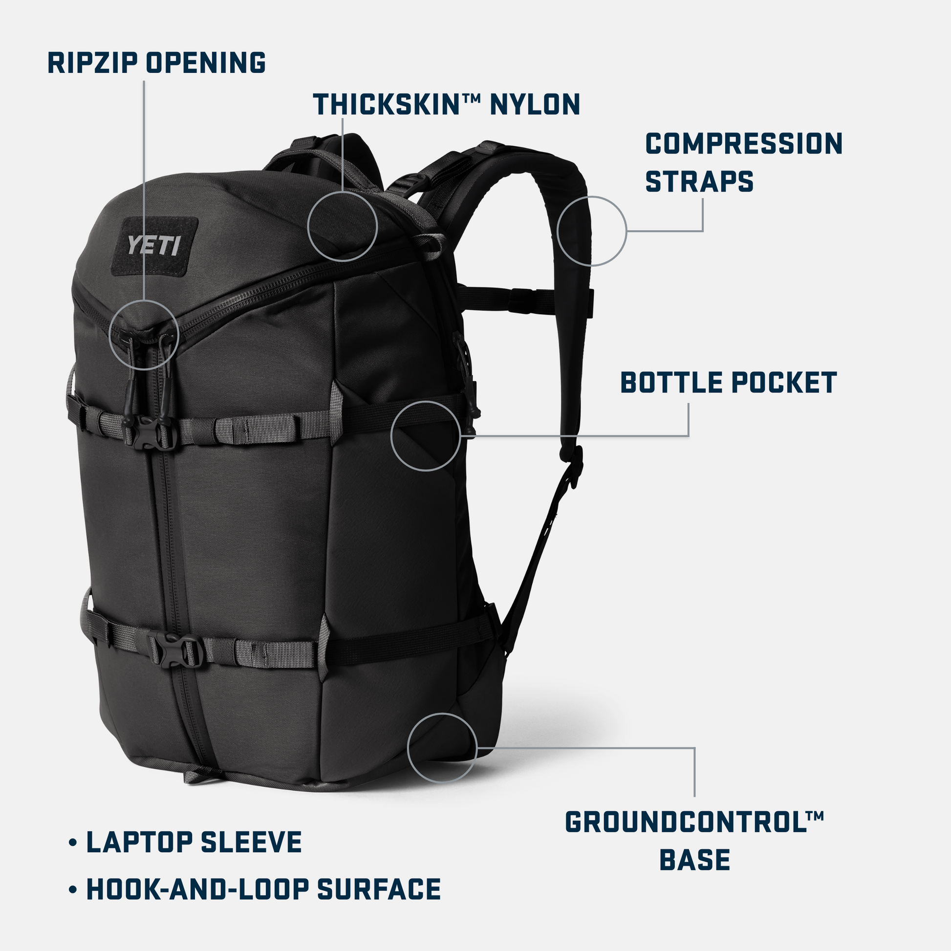 YETI Ranchero™ 27L Backpack Dark Cape Taupe