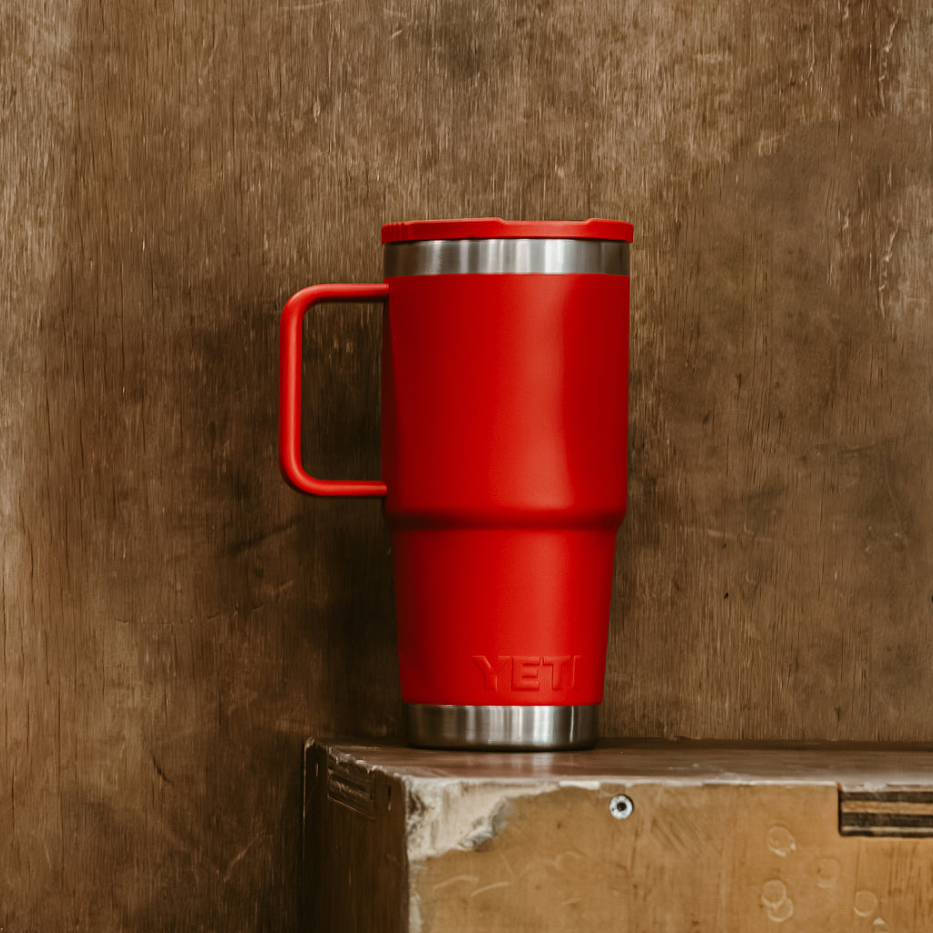 YETI Rambler 20 oz Travel Straw Mug Double Wall Vacuum Insulation
