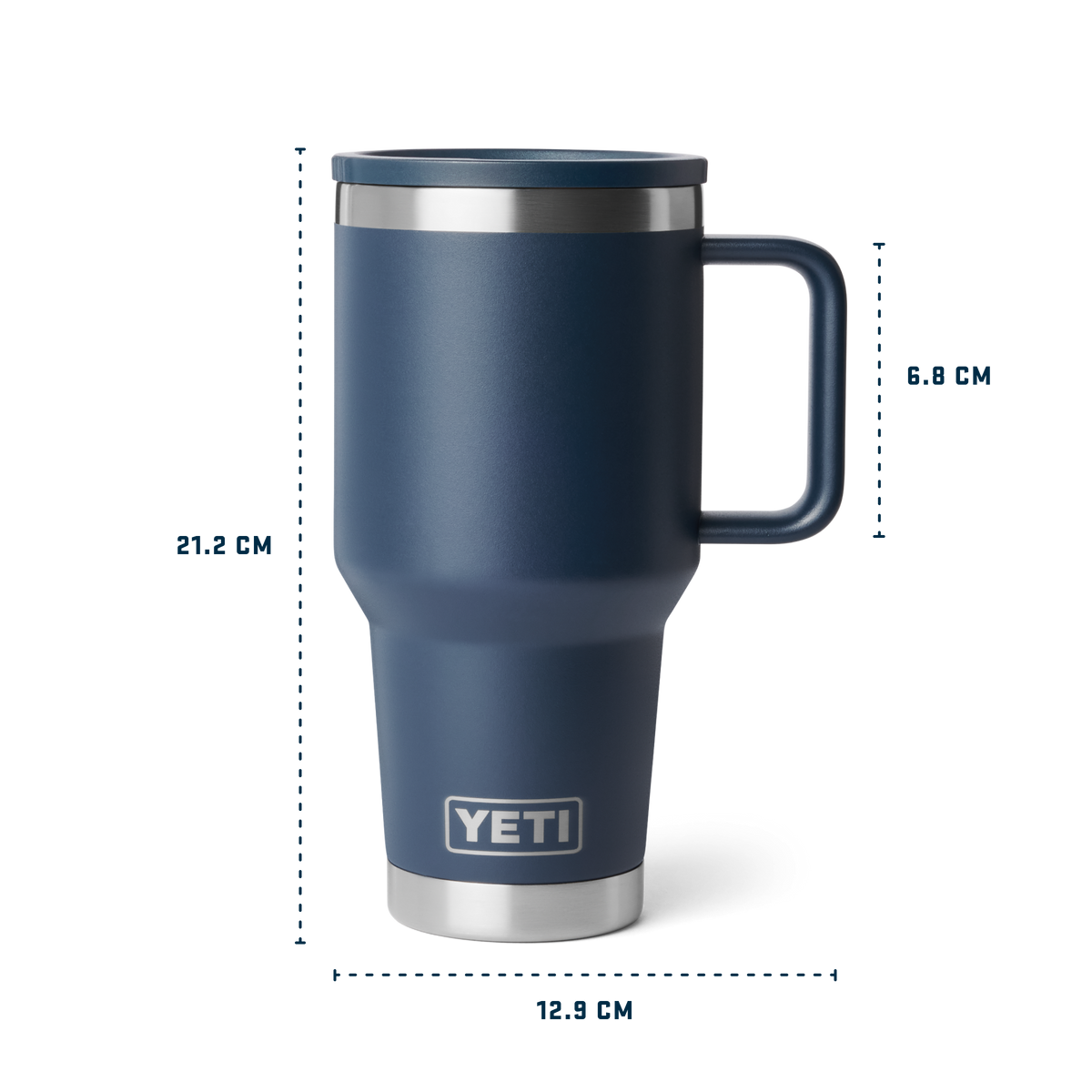 YETI Rambler 30 Travel Mug 2.0 measurements