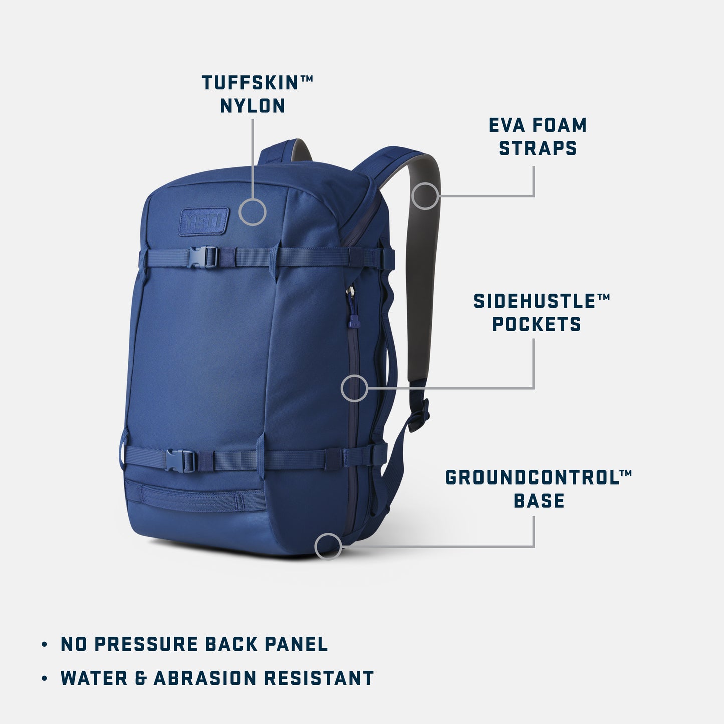 Reasons to buy YETI Crossroads 22L backback