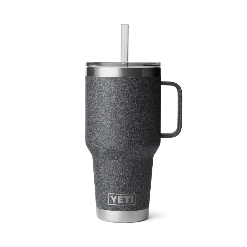 YETI Rambler® 35 oz (994 ml) Straw Mug Black Stone