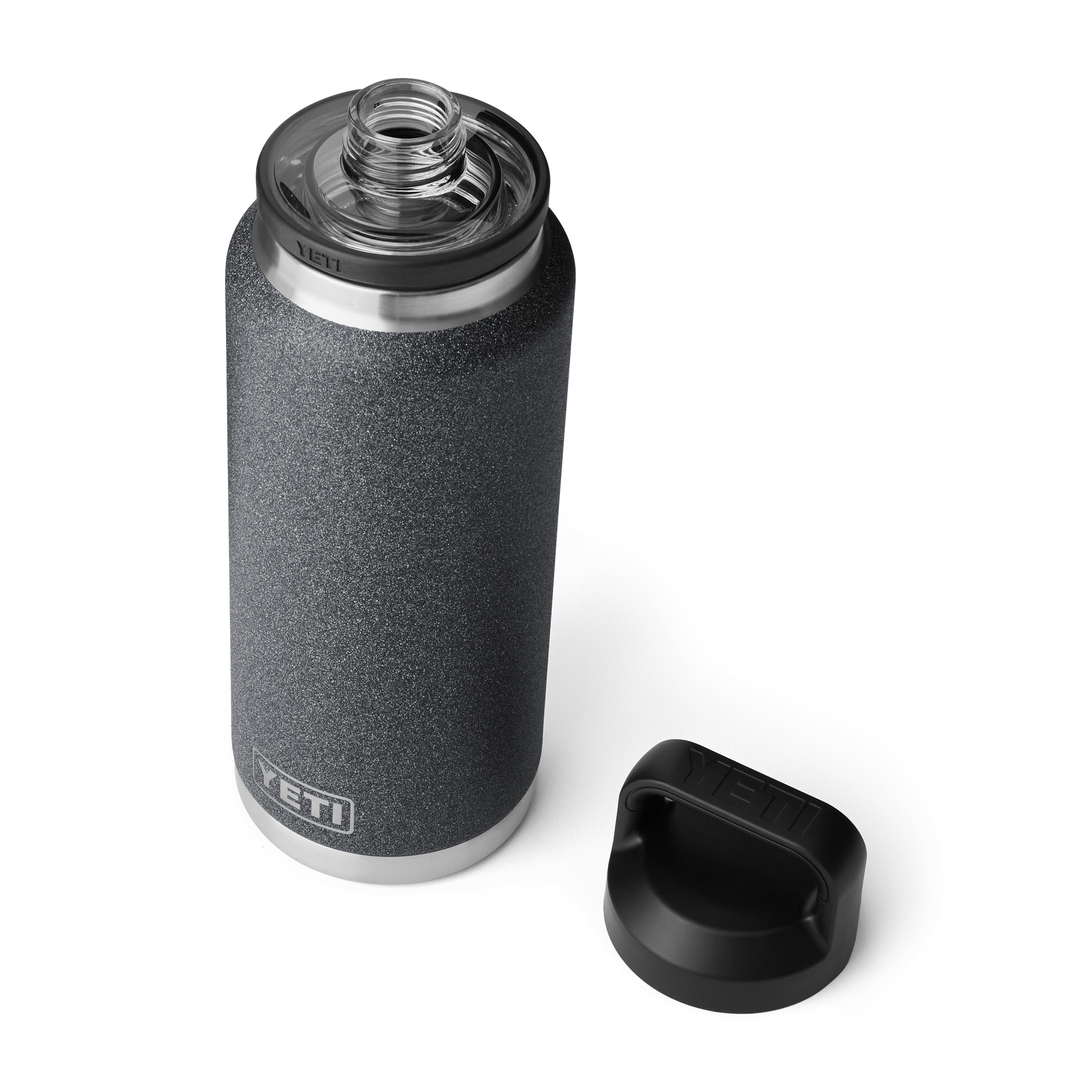 YETI Rambler® 36 oz (1065 ml) Bottle With Chug Cap Black Stone