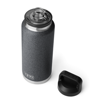 YETI Rambler® 36 oz (1065 ml) Bottle With Chug Cap Black Stone